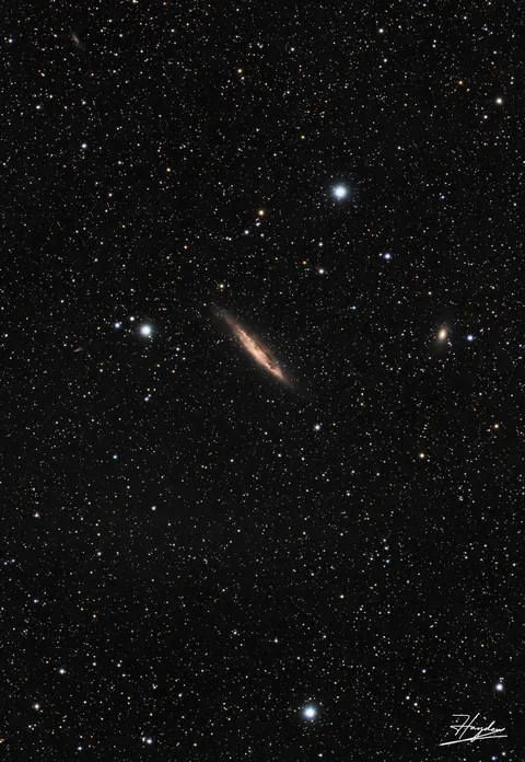 NGC 4945, the Tweezers galaxy