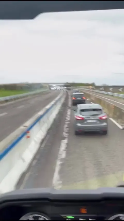 Just a robbery on a highway in Italy
