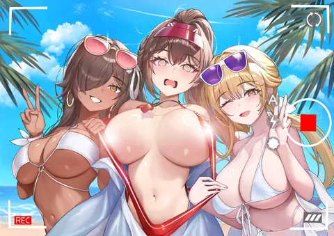 Naga, Marciana and Tia [Goddess of Victory: Nikke]
