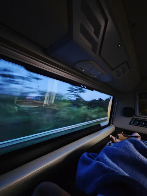 First time on a sleeper bus and it was the coziest 9 hours of travel ever.