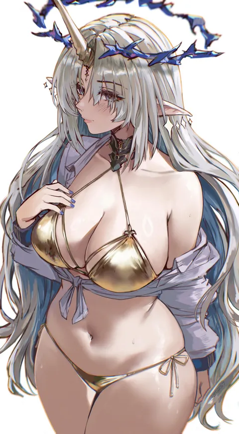 Gold bikini Fleurdelys