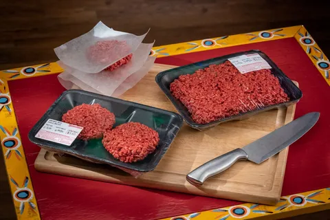 Raw Meat Treats for Halloween (Red Velvet Rice Crispies)