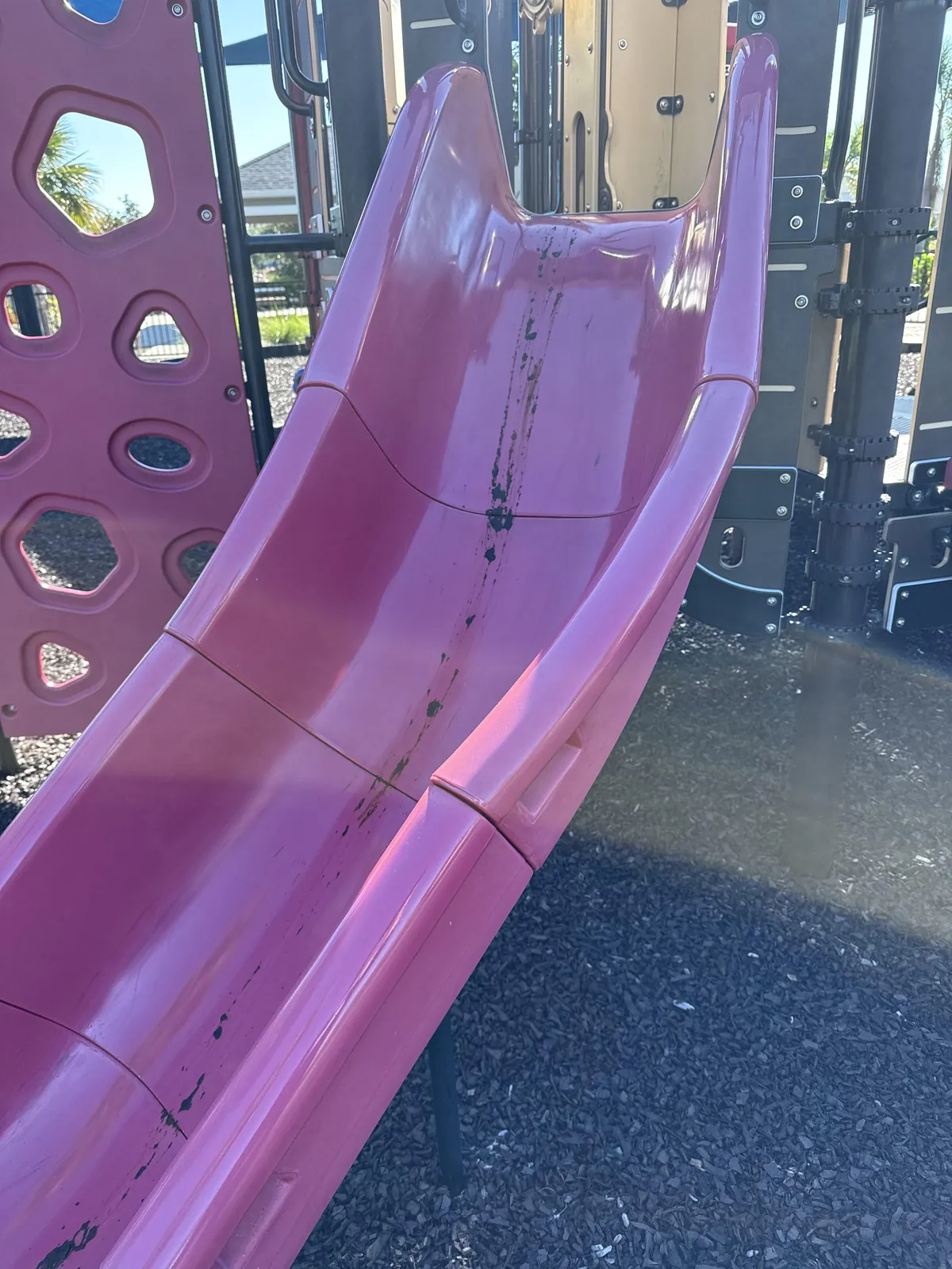 Someone didn’t clean up their kids accident at the playground