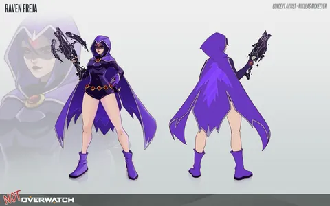 Overwatch / Teen Titans Collab Skin Concepts