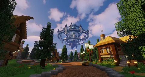 I just completed this floating castle in Minecraft survival...really happy with it!