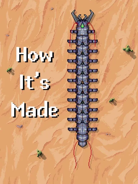 Mecha Centipede - an 839 frame animation I made