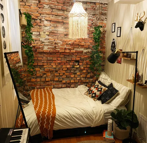My little bed nook in Wicker Park, Chicago