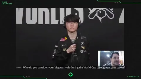 Faker answers that Uzi and Knight are his biggest rivals in Worlds history