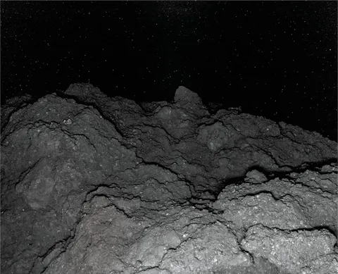 The Surface Of Near-Earth Asteroid Ryugu - Captured By The Hayabusa 2 Probe.