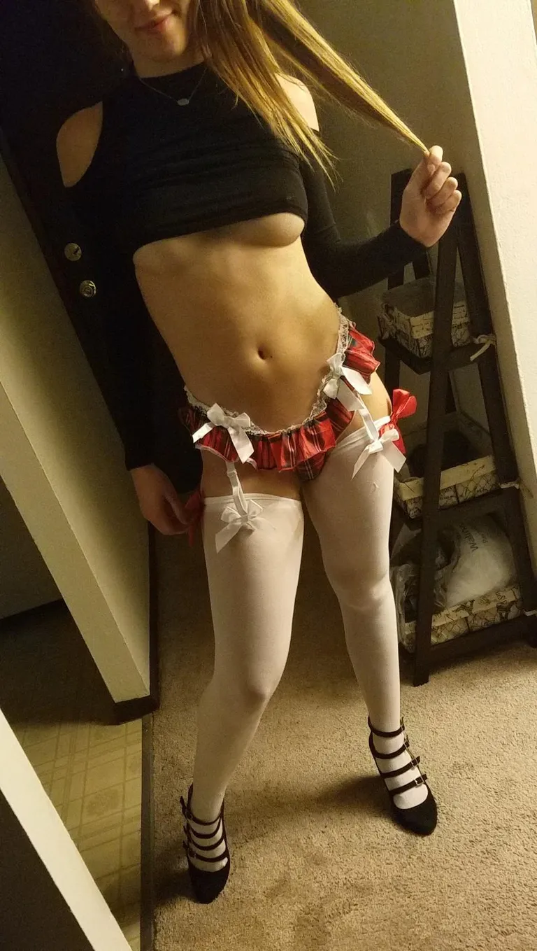 I've been a very naughty school girl... [f18]
