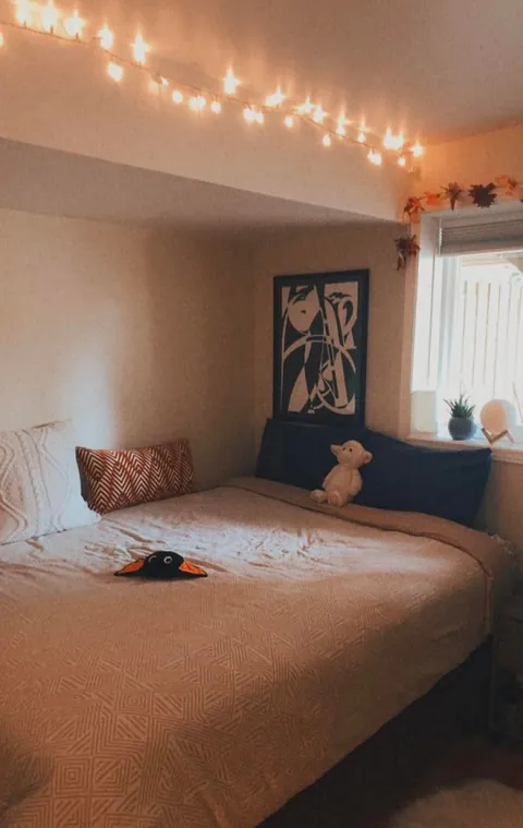 Made the most out of my little rental apartment 🧡