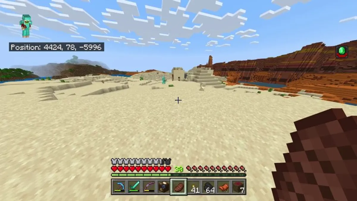 Unfortunate timing exploring a desert temple