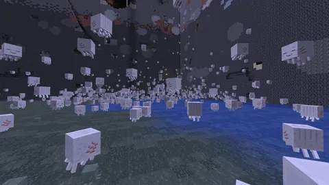 My friends hydrated 1700 happy ghasts in my witch farm. They cover a span of 300x300 hole. How can I fix this?