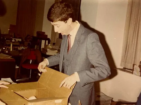 photos from my grandmother's time working at continental bank in chicago in the early 80's