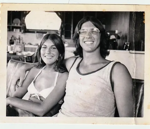 My Mom and Dad before they got married. Dating at 18 years old