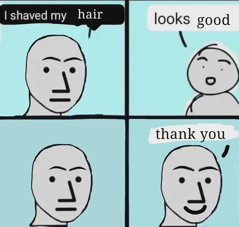 I made a happy ending for this meme