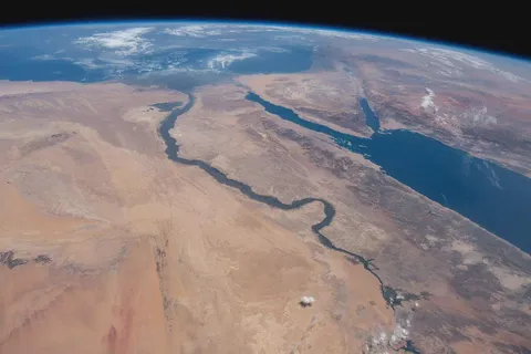 The river Nile from Space