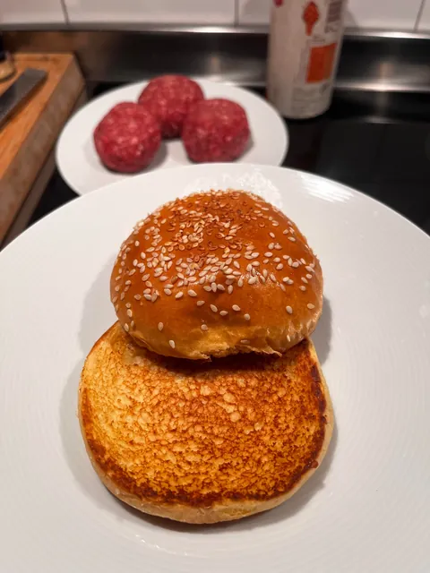 [homemade] double cheeseburger with bacon