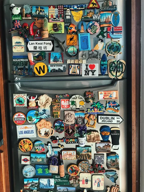 Everywhere I travel I buy a magnet for my mom’s fridge. Got a few so far!