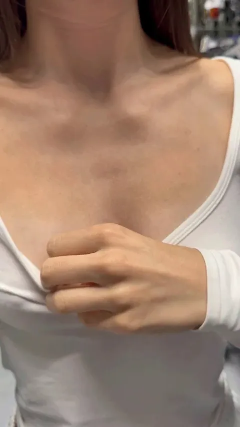 I forgot I wasn’t wearing a bra