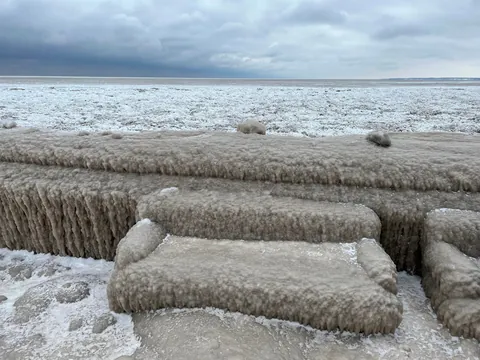 More photos of Lake Erie ice