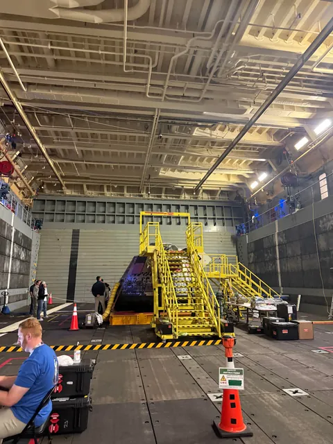 Some different angles of the capsule in USS John P. Murtha
