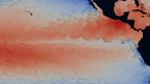Last 90 days of sea surface temperatures in the eastern Pacific [OC]