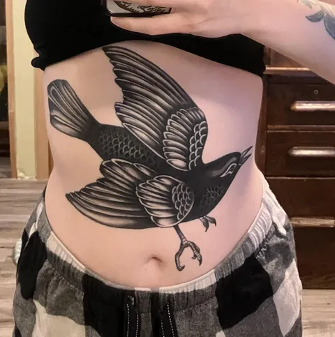 New dream piece by Brooke at Dark Bloom in WI! We managed to finish this in one session and I looove it so much.