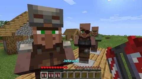 I gave Villagers some Jetpacks