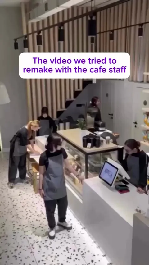 Cafe Staff Dancing