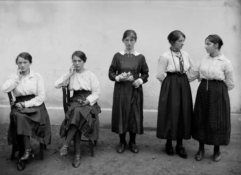 Between 1900 and 1930, a destitute seed pedlar took more than 5000 photographs of daily life in an isolated valley to the south of the Alps. They were rediscovered long after his death. I can't convey how amazing these images are. 