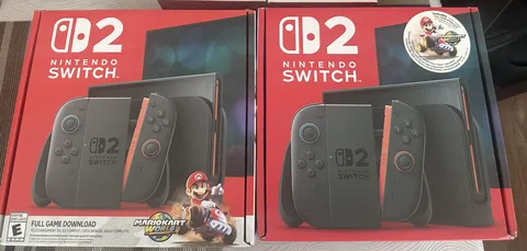 Looks like there’s two different boxes for the Switch 2 Mario Kart bundle