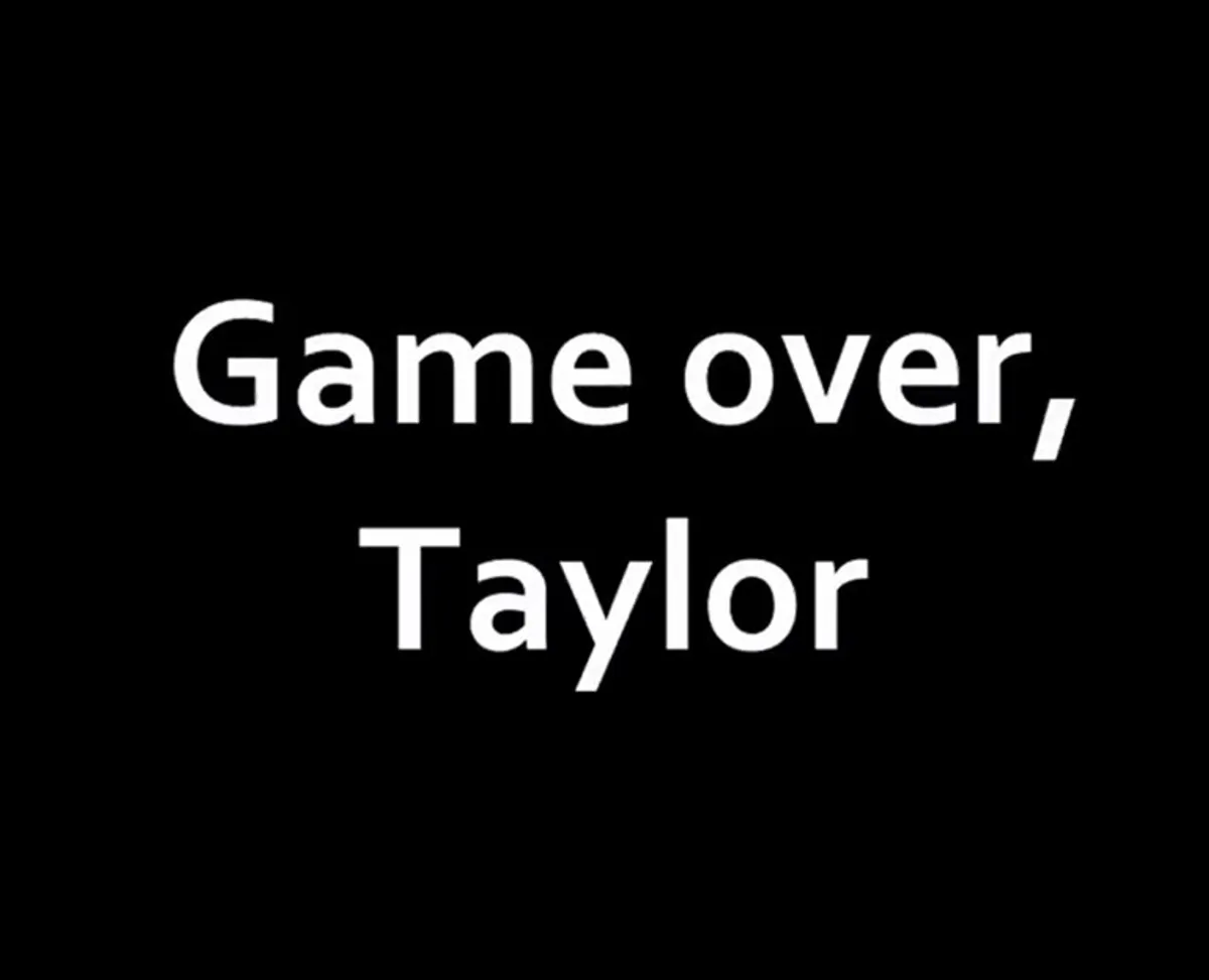 Game over, Taylor(Kostos Art)