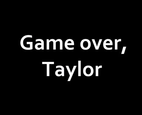Game over, Taylor(Kostos Art)