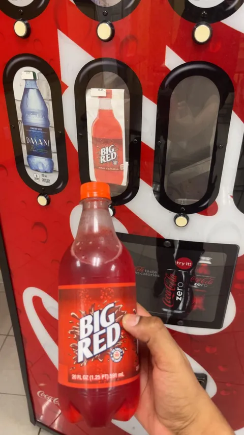 The vending machine at work keeps dispensing Big Red when I try to get water