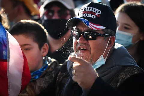 Protester at Million MAGA March
