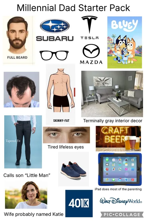 Millennial Dad Starter Pack