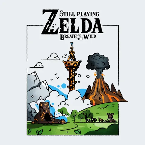 A little Breath of the Wild fanart. (OC)