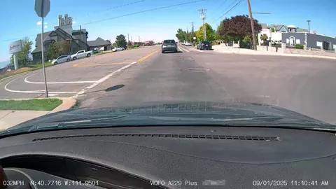 [oc] suv cuts me off at a stop sign - Utah