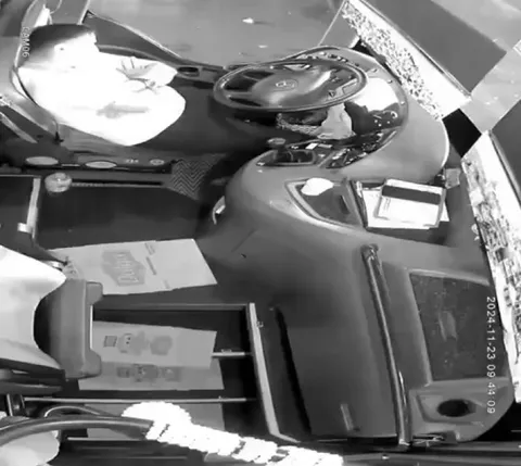 Bus driver having bad crash in his dream. Izmir, Turkey