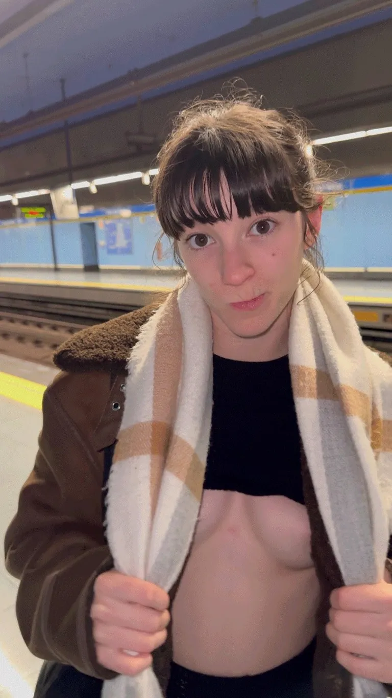 Adding a cheeky twist to my train stop adventure