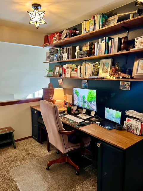 My bookish office nook :)