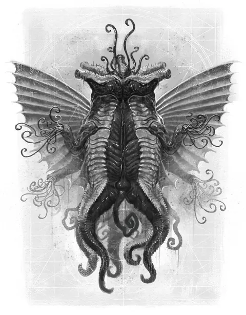 Lovecraftian Gods by Loic Muzy