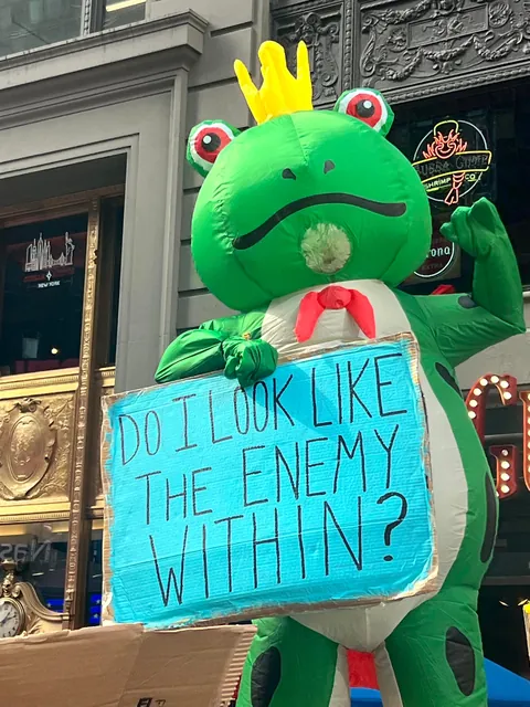 “No Kings” protest, NYC