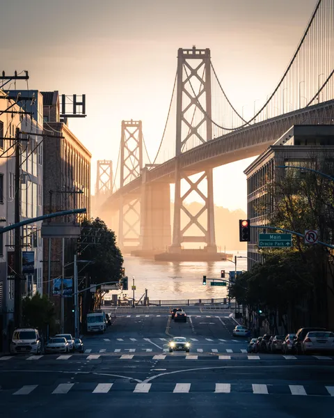 ITAP of The Bay Bridge at Dawn, San Francisco.
