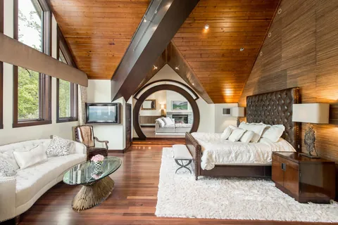 Master bedroom in an Evergreen, CO home [1800 x 1200]