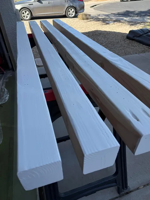 Built my daughter a new bed with a built in dresser and desk