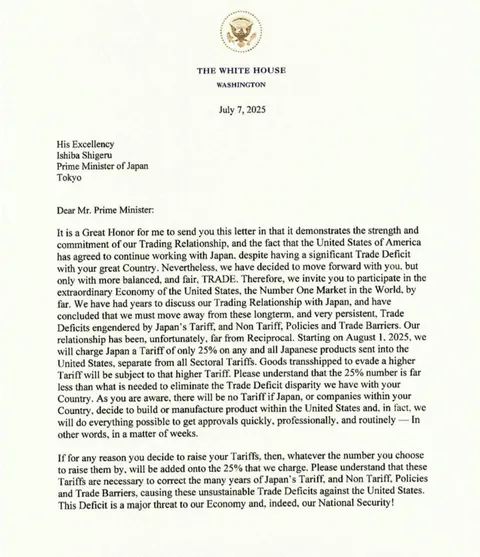 This letter was written at the pinnacle of global diplomacy