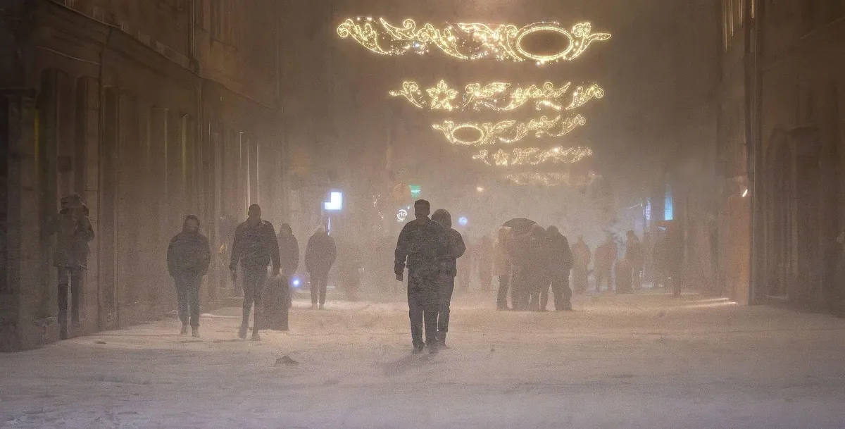Winter in Kraków 2024, Poland.