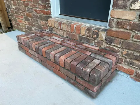 First time using brick facade